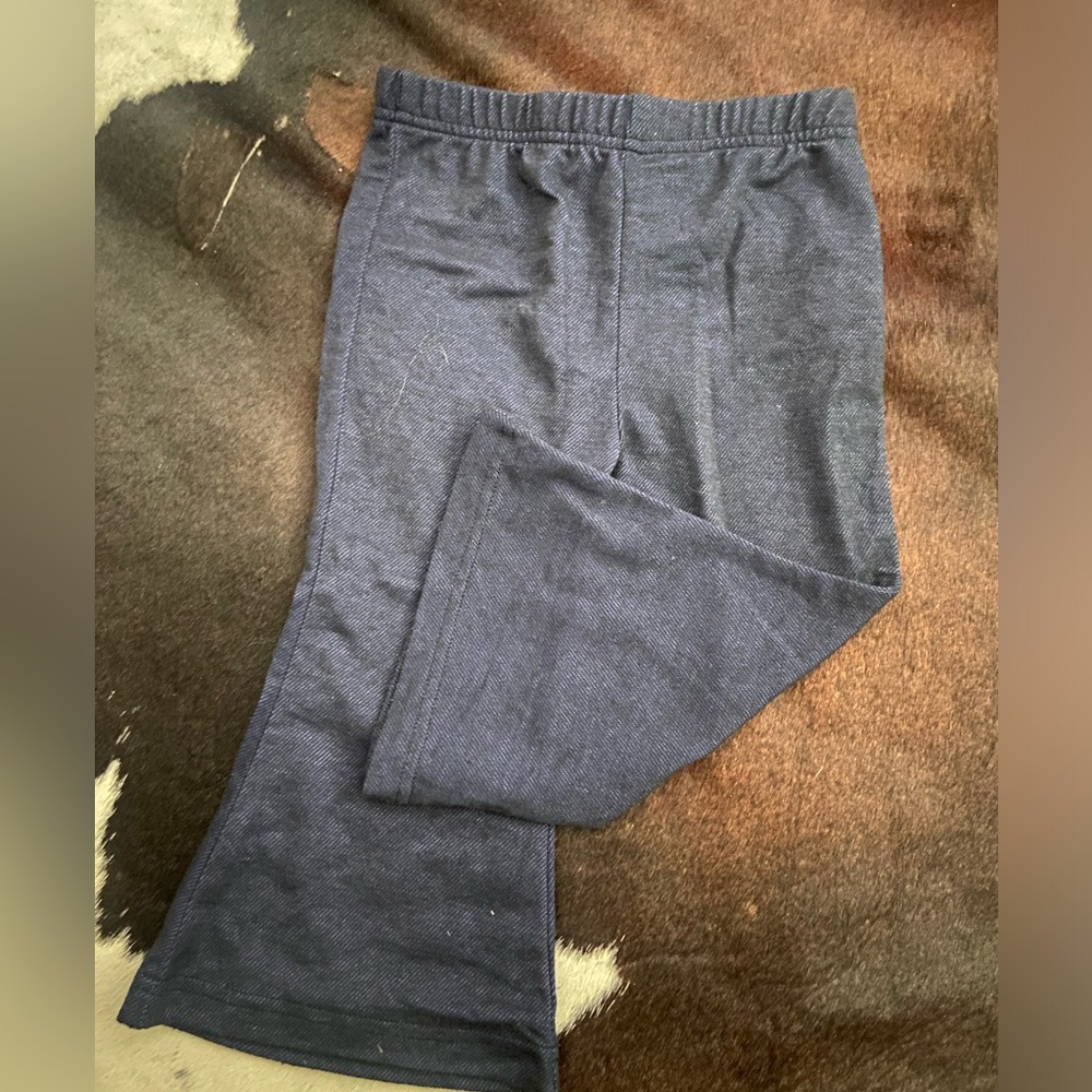 Bailey blossom faux jean flares